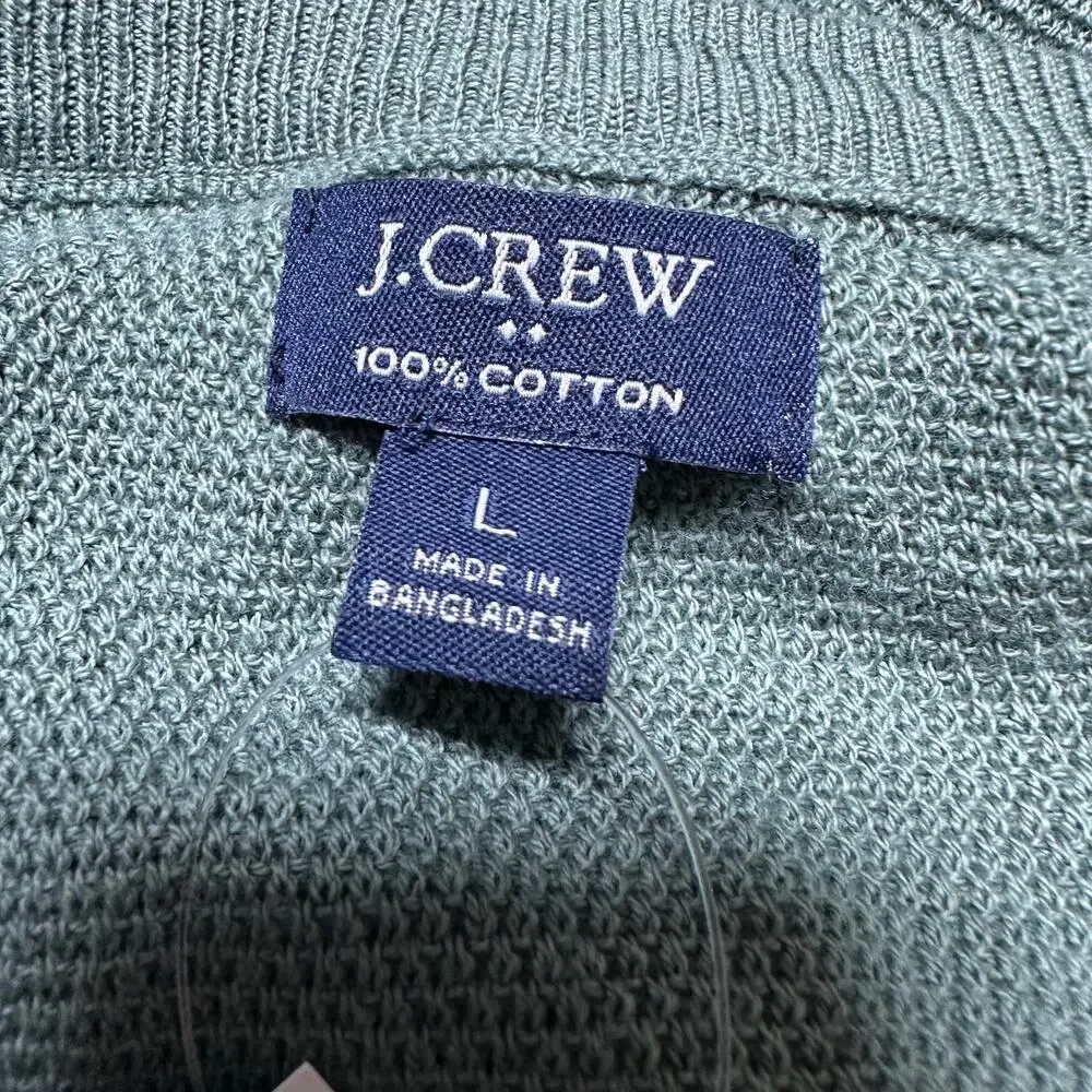 J. Crew Men's Crewneck Sweater Sage Green Size Large New With Tags Condition